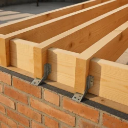 балки перекрытия на мауэрлат