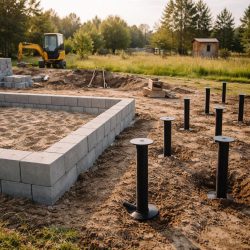 блоки или сваи