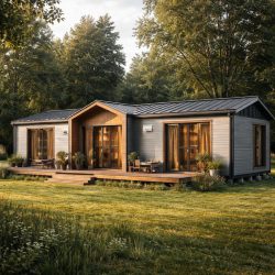 домик из 3 вагончиков