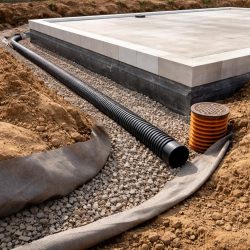 Дренаж плитного фундамента: особенности, технологии и применения дренаж плитный фундамент