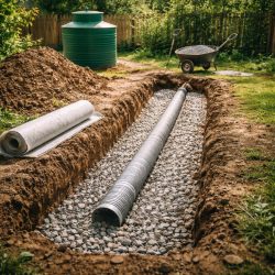 дренажная траншея для септика