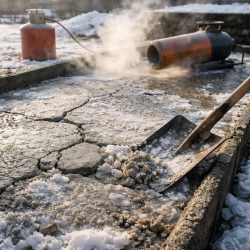 Что делать, если бетон замерз после заливки: последствия, способы восстановления и рекомендации если бетон замерз после заливки