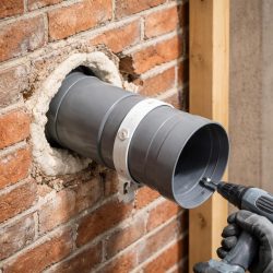 фановая труба в стену