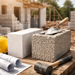 газосиликатный блок или керамзитобетонный