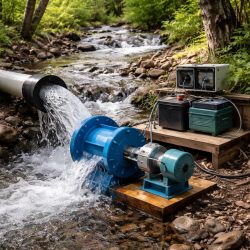 гидроэлектростанция своими руками на ручье