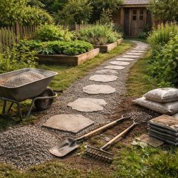 как бюджетно сделать дорожки