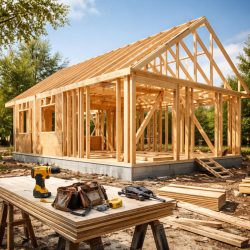 как построить каркасный домик