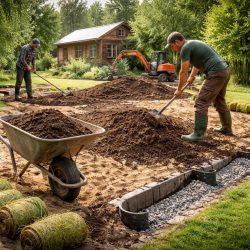 как правильно поднять участок на даче