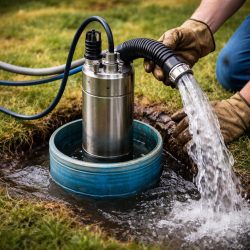 как убрать воду из скважины