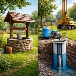 колодец или скважина для частного