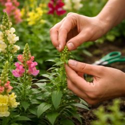 надо ли прищипывать львиный зев