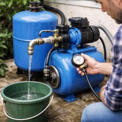 насосная станция дает слабый напор воды