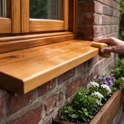 отлив из доски