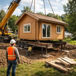 перенос постройки на участке