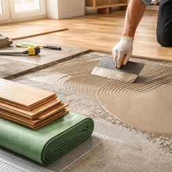 подготовка пола под паркетную доску