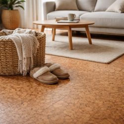 покрытие пола пробкой