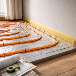 расстояние от теплого пола до стены