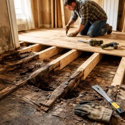 сгнил пол в доме как отремонтировать