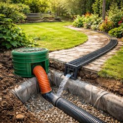 слив на даче