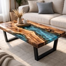 столик с эпоксидкой