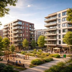 зона среднеэтажной жилой застройки