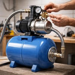 бак с насосом для водоснабжения