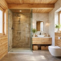 чем обшить санузел в деревянном доме