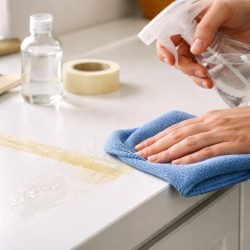 чем отмыть клей от малярного скотча