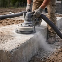 чем шлифануть фундамент
