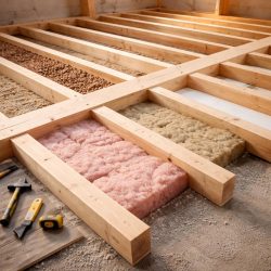 что кладут под лаги