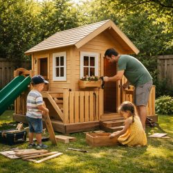 игровой домик своими руками для улицы