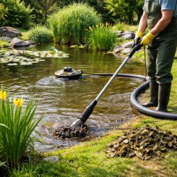 как очистить пруд