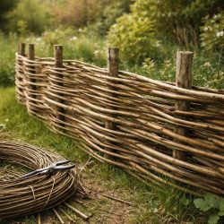 как сделать плетень своими руками