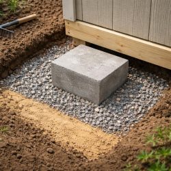 подушка под блоки для бытовки