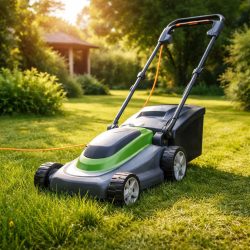посоветуйте электрическую газонокосилку