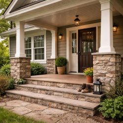 постройка крыльца к дому