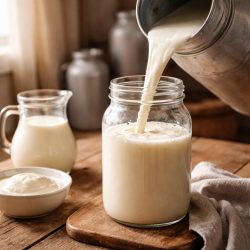 процент жира в парном молоке