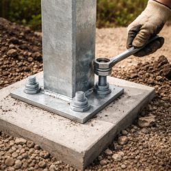 столбы с анкерным креплением