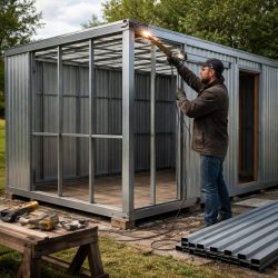 Как сварить металлическую бытовку своими руками: пошаговая инструкция сварить бытовку своими руками металлическая