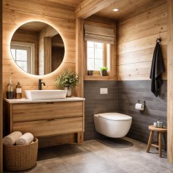 Дизайн туалета в деревянном доме: практичные решения и современные тенденции туалет в деревянном доме дизайн