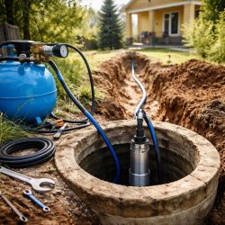водоснабжение дома из колодца своими руками