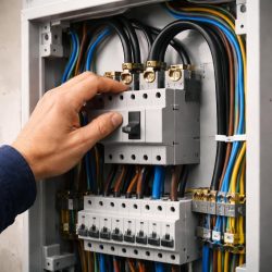 ввод в щитке электрическом