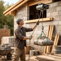 Как безопасно перемещать материалы при строительстве в одиночку