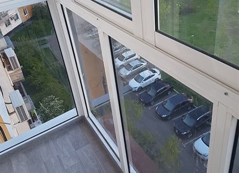 алюминиевое остекление балконов в доме